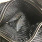 PRADA Shoulder Bag Leather / nylon Navy logo
