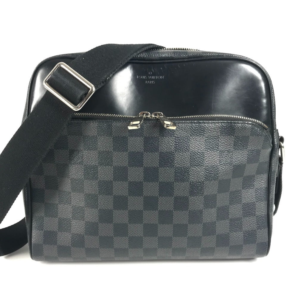 LOUIS VUITTON Shoulder Bag N41408 Damier Grafitto Canvas black Damier Grafitte Dayton PM Dayton PM