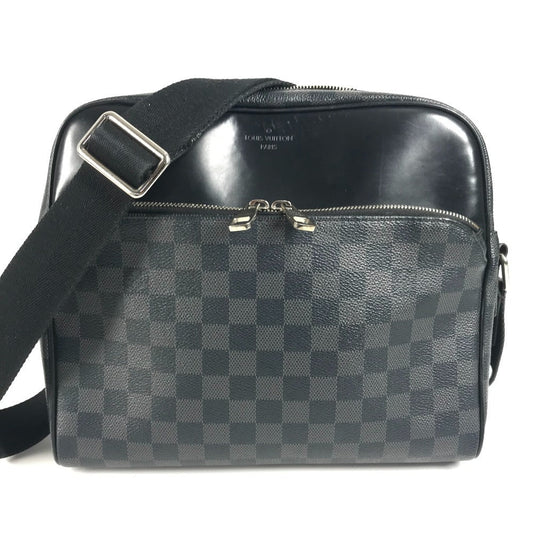 LOUIS VUITTON Shoulder Bag N41408 Damier Grafitto Canvas black Damier Grafitte Dayton PM Dayton PM