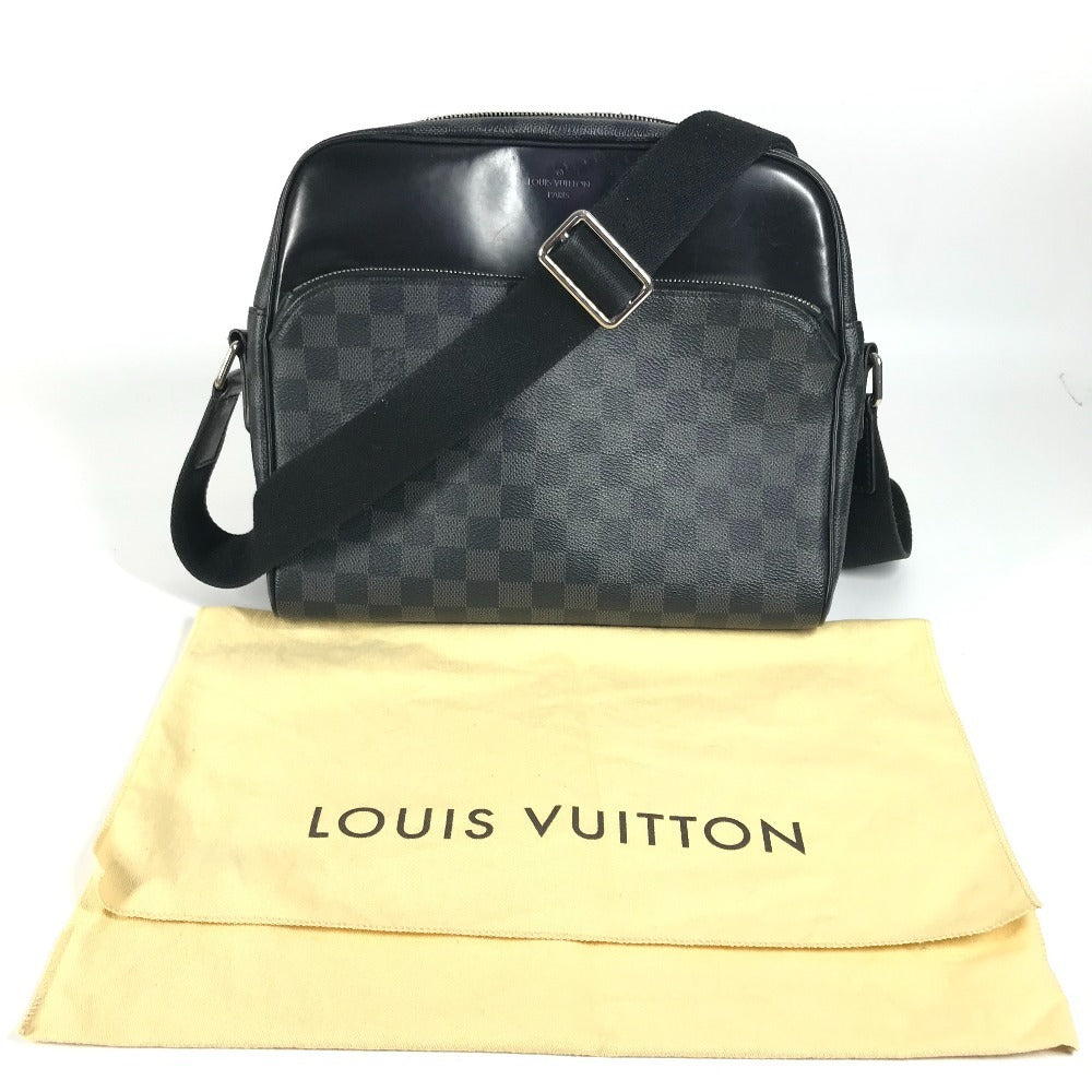 LOUIS VUITTON Shoulder Bag N41408 Damier Grafitto Canvas black Damier Grafitte Dayton PM Dayton PM