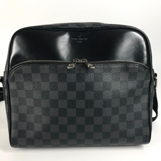 LOUIS VUITTON Shoulder Bag N41408 Damier Grafitto Canvas black Damier Grafitte Dayton PM Dayton PM