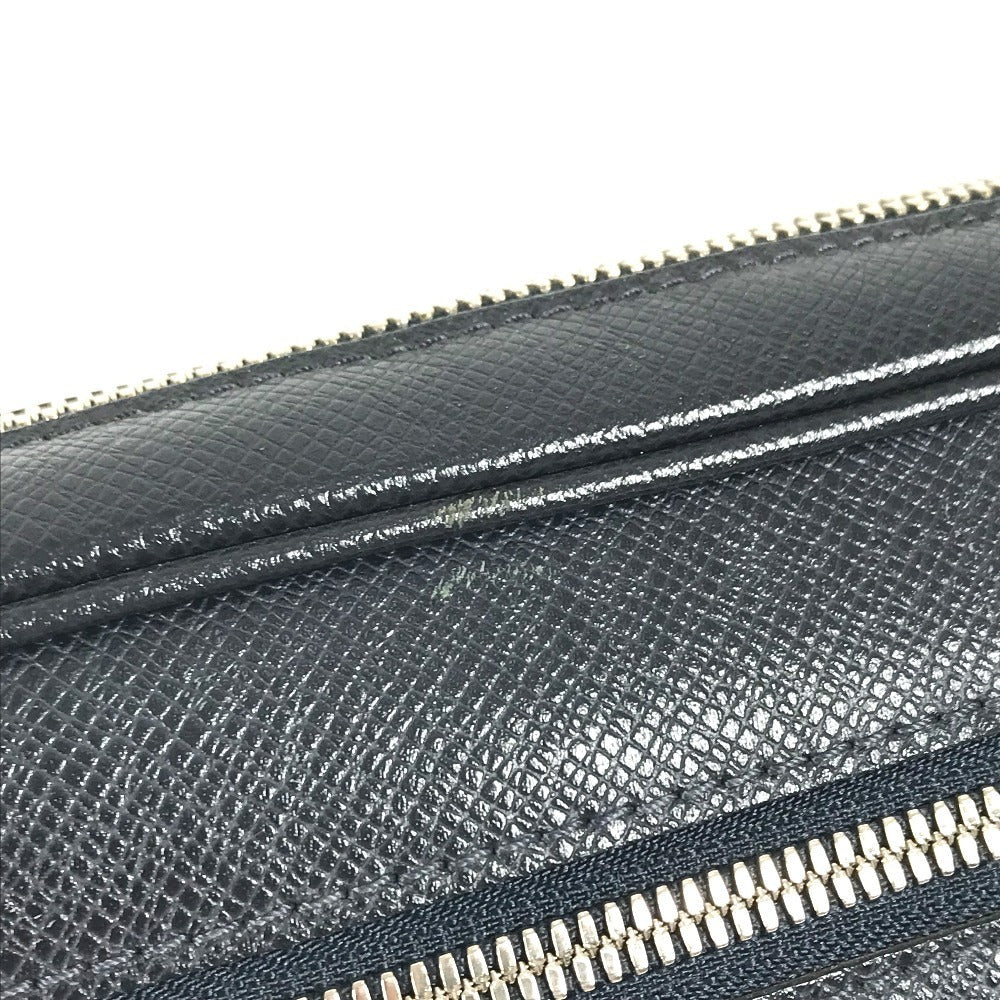 LOUIS VUITTON business bag M33423 Taiga Leather Navy Taiga Pochette Kasai