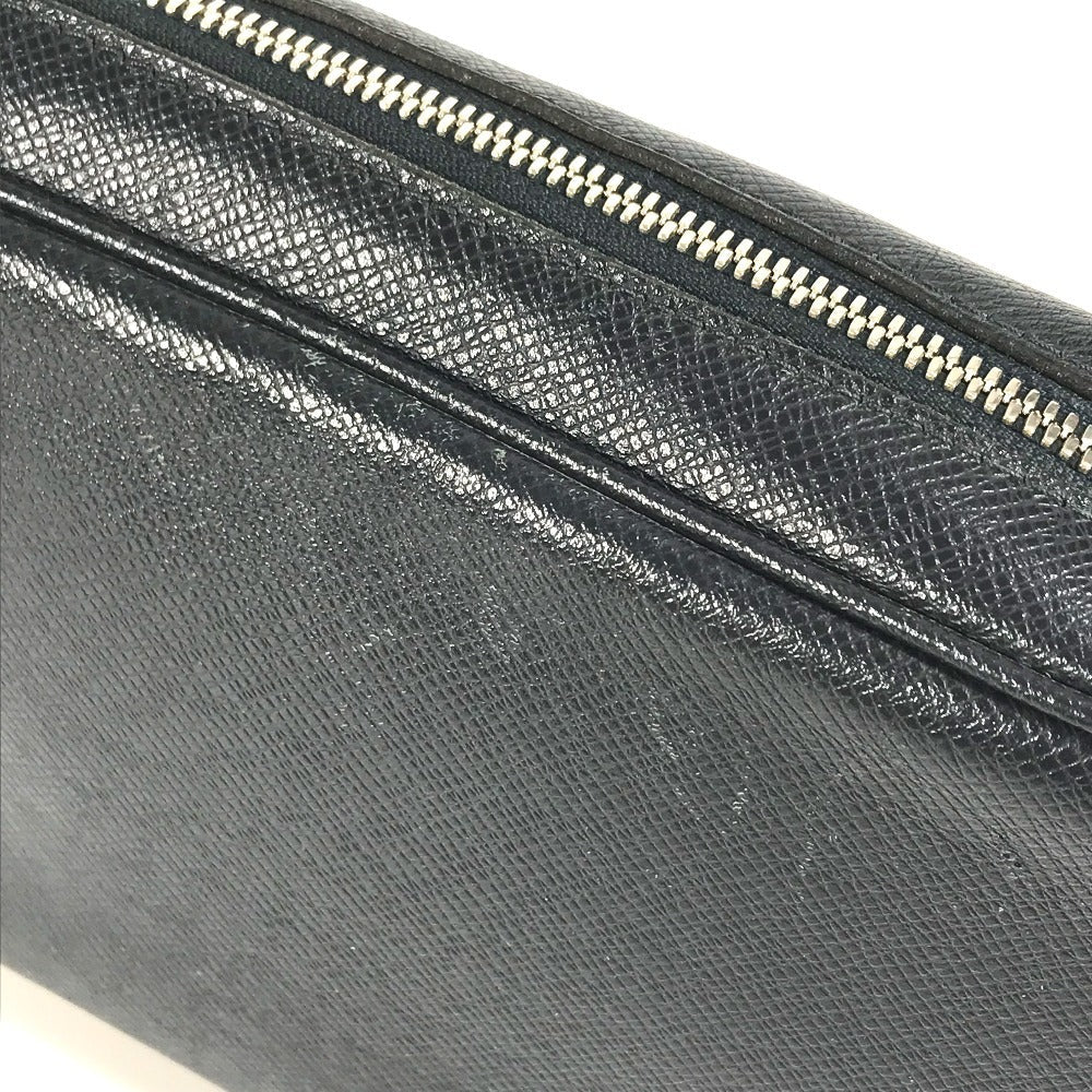 LOUIS VUITTON business bag M33423 Taiga Leather Navy Taiga Pochette Kasai