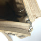 CHANEL Shoulder Bag canvas beige vintage CC COCO Mark