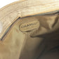 CHANEL Shoulder Bag canvas beige vintage CC COCO Mark