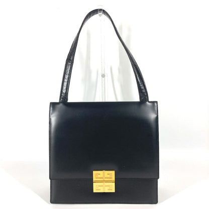 GIVENCHY Handbag leather black vintage logo