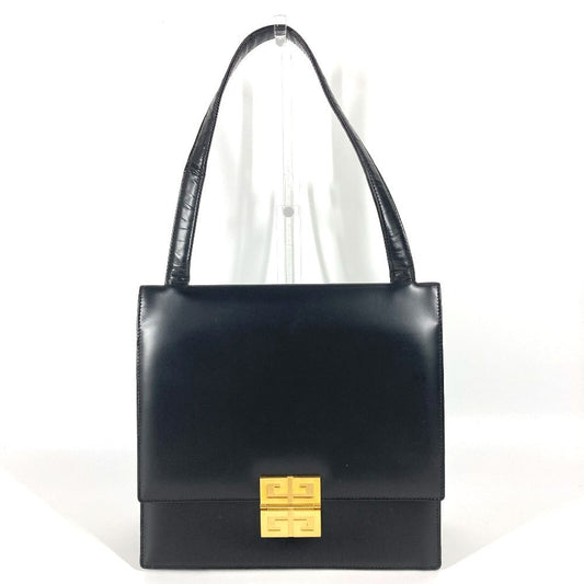GIVENCHY Handbag leather black vintage logo
