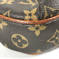 LOUIS VUITTON Shoulder Bag M56390 Monogram canvas Brown Monogram Odeon PM
