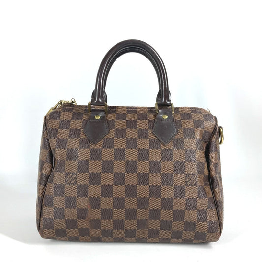 LOUIS VUITTON Handbag N41368 Damier canvas Brown Damier Speedy bandouliere 25
