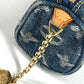LOUIS VUITTON Pouch M95082 Monogram denim canvas blue Monogram denim Truth Speedy PM