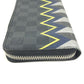 LOUIS VUITTON Long Wallet Purse N61253 Damier Grafitto Canvas black Damier Graphite Karakoram Zippy Wallet Vertical