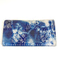LOUIS VUITTON Long Wallet Purse M81405 leather blue monogram bandana Portefeuille Brazza