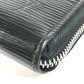 LOUIS VUITTON Long Wallet Purse M6385N Epi-electric leather black Epi-electric Zippy Organizer