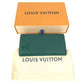 LOUIS VUITTON Long Wallet Purse M82279 leather green LV Aerogram Portefeuille Blaza NM