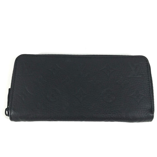 LOUIS VUITTON Long Wallet Purse M11721 Taurillon Clemence Maurice black Taurillon Clemence Monogram Zippy Wallet Horizontal