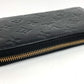 LOUIS VUITTON Long Wallet Purse M61864 Monogram Ann Platt Leather black Monogram Ann Platt Zippy wallet