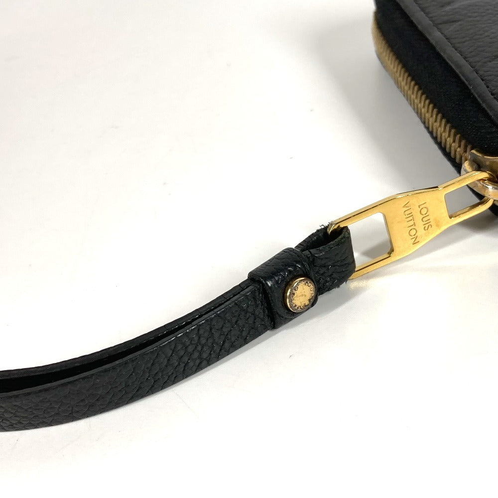 LOUIS VUITTON Long Wallet Purse M61864 Monogram Ann Platt Leather black Monogram Ann Platt Zippy wallet