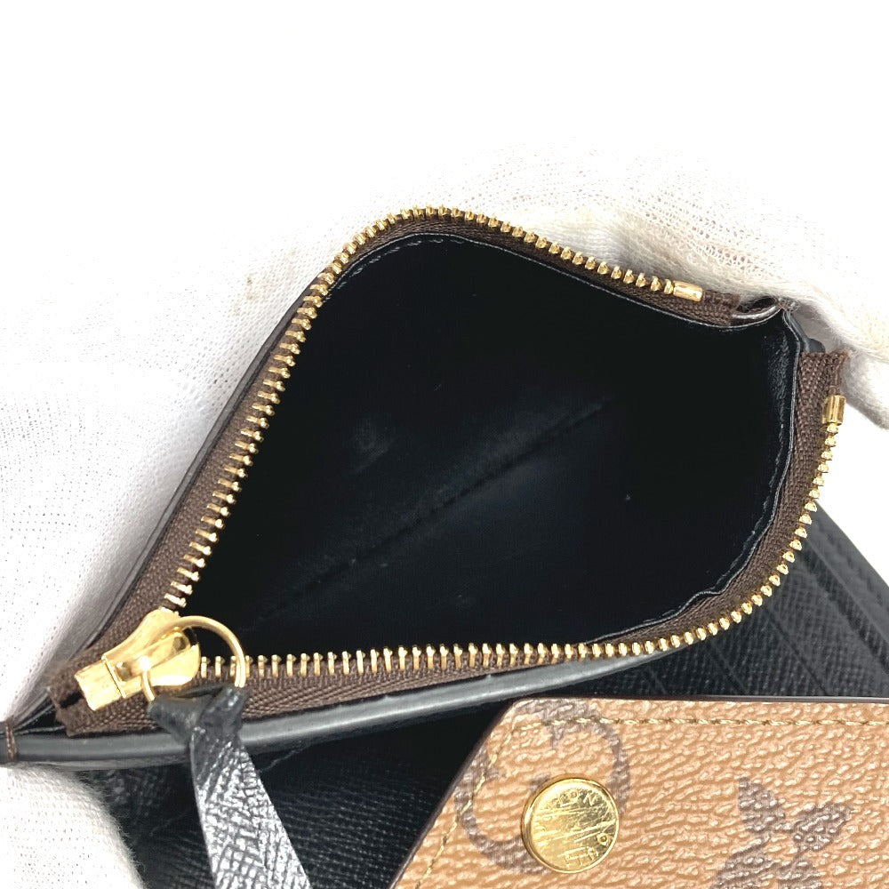 LOUIS VUITTON Trifold wallet M81557 Monogram reverse canvas Brown Monogram reverse Portefeuille Victorine