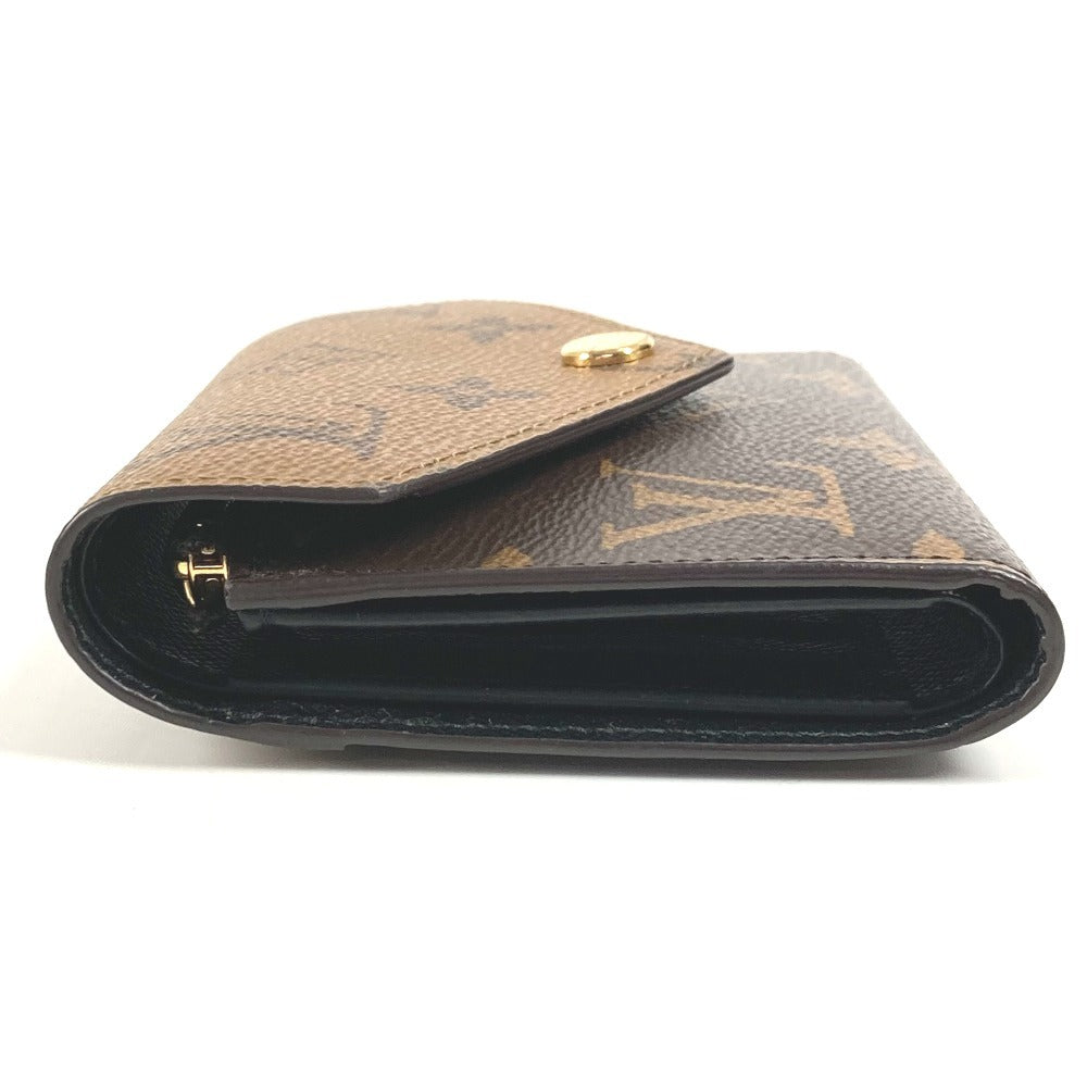 LOUIS VUITTON Trifold wallet M81557 Monogram reverse canvas Brown Monogram reverse Portefeuille Victorine