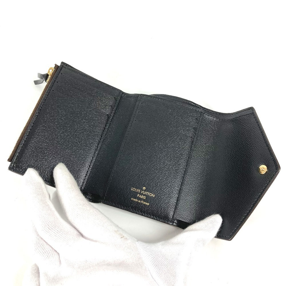 LOUIS VUITTON Trifold wallet M81557 Monogram reverse canvas Brown Monogram reverse Portefeuille Victorine