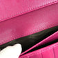 GUCCI Long Wallet Purse 231843 leather Purple pink type Interlocking G studs