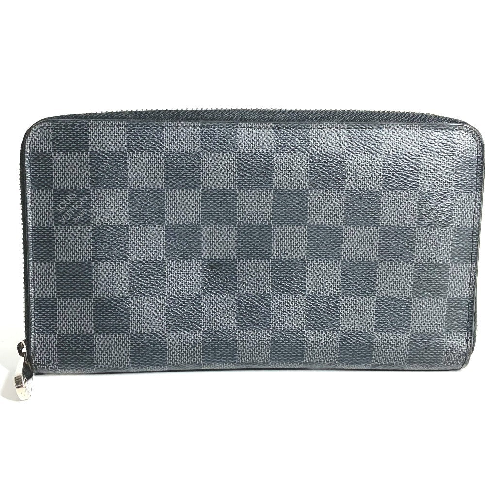 LOUIS VUITTON Long Wallet Purse N60111 Damier Grafitto Canvas black Damier Grafitte Zippy Organizer