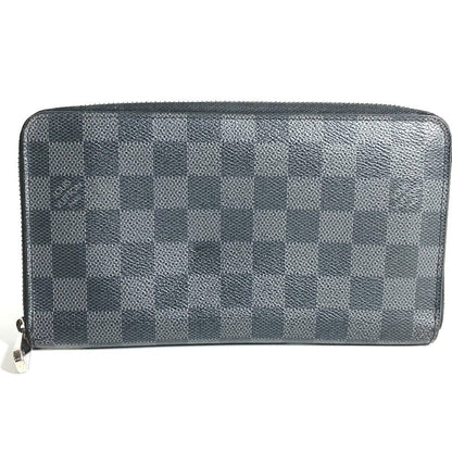 LOUIS VUITTON Long Wallet Purse N60111 Damier Grafitto Canvas black Damier Grafitte Zippy Organizer