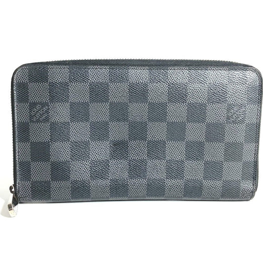LOUIS VUITTON Long Wallet Purse N60111 Damier Grafitto Canvas black Damier Grafitte Zippy Organizer