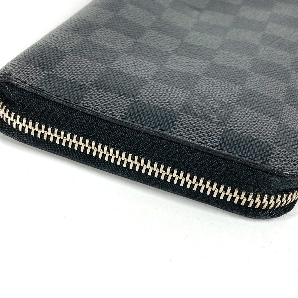 LOUIS VUITTON Long Wallet Purse N60111 Damier Grafitto Canvas black Damier Grafitte Zippy Organizer