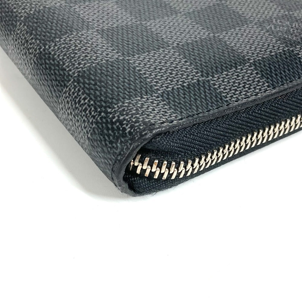 LOUIS VUITTON Long Wallet Purse N60111 Damier Grafitto Canvas black Damier Grafitte Zippy Organizer