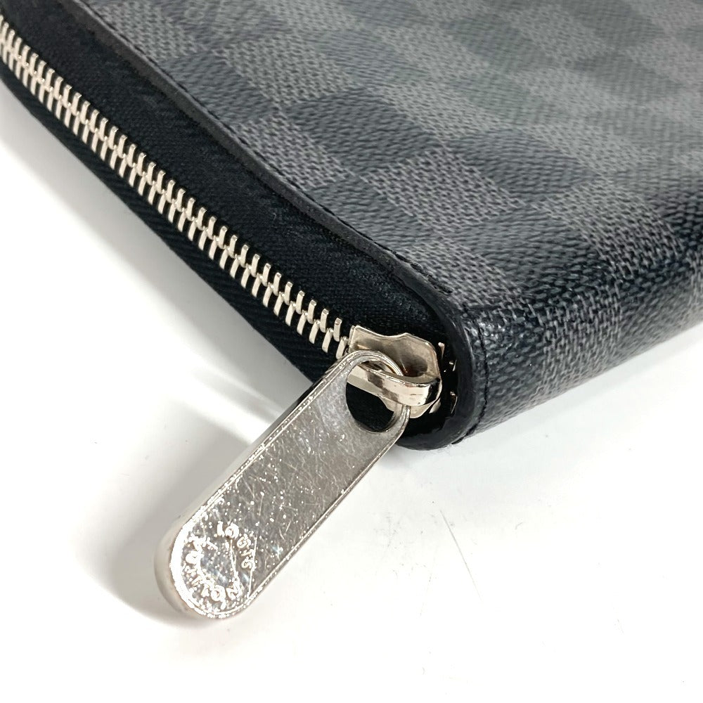 LOUIS VUITTON Long Wallet Purse N60111 Damier Grafitto Canvas black Damier Grafitte Zippy Organizer