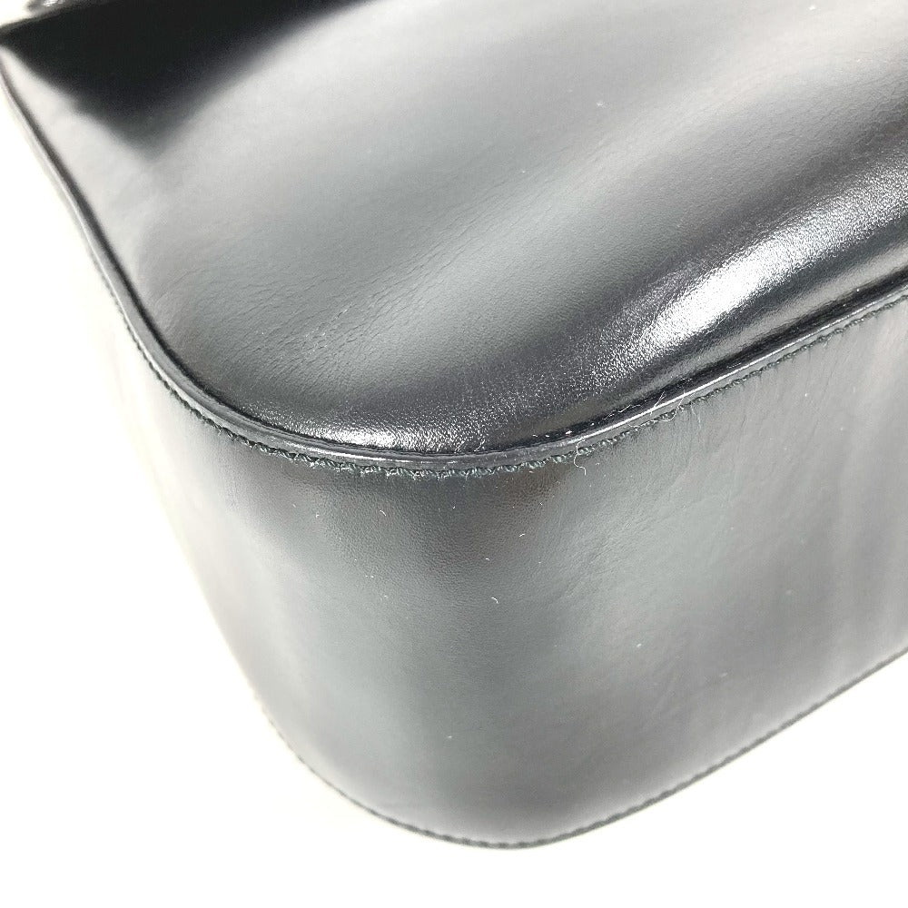 PRADA Shoulder Bag B7470 leather black logo