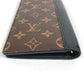 LOUIS VUITTON Long Wallet Purse M93800 Monogram Macassar canvas, leather black Monogram macacer Portefeuille Tanon