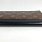 LOUIS VUITTON Long Wallet Purse M93800 Monogram Macassar canvas, leather black Monogram macacer Portefeuille Tanon