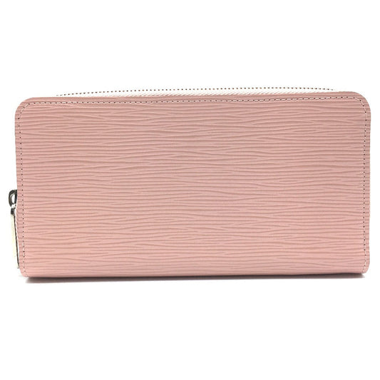 LOUIS VUITTON Long Wallet Purse M61863 Epi Leather Pink type Epi Zippy wallet Women Used Authentic