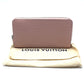 LOUIS VUITTON Long Wallet Purse M61863 Epi Leather Pink type Epi Zippy wallet Women Used Authentic