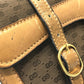GUCCI Shoulder Bag 067 GG canvas / leather Brown Micro GG Old Gucci Women Used Authentic