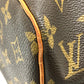 LOUIS VUITTON Shoulder Bag M51115 Monogram canvas Brown Monogram Flannery PM Women Used Authentic