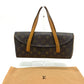 LOUIS VUITTON Handbag M51902 Monogram canvas Brown Monogram Sonatine Women Used Authentic