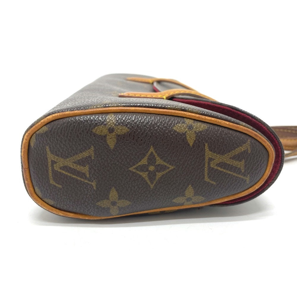 LOUIS VUITTON Handbag M51902 Monogram canvas Brown Monogram Sonatine Women Used Authentic