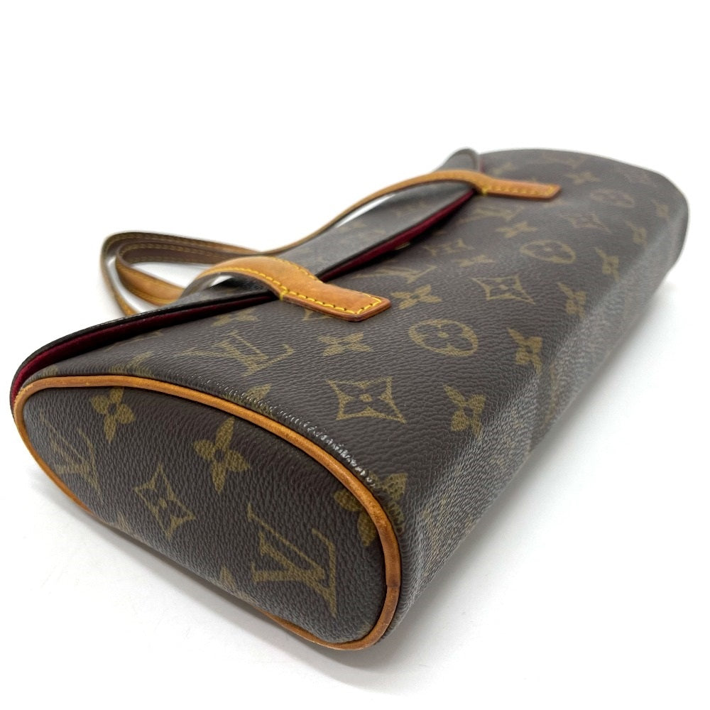 LOUIS VUITTON Handbag M51902 Monogram canvas Brown Monogram Sonatine Women Used Authentic