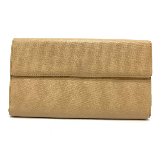 CHANEL Long Wallet Purse A20905 leather beige CC COCO Mark W Hook Wallet  Women Used Authentic