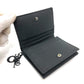Dior Folded wallet S0178SLOI leather black Lady Dior Mini wallet