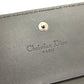 Dior Folded wallet S0178SLOI leather black Lady Dior Mini wallet