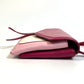 GIVENCHY Shoulder Bag leather Pink x White flap duet Women Used Authentic