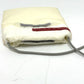 PRADA Shoulder Bag Nylon white Sports logo Women Used Authentic