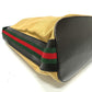 GUCCI Shoulder Bag 001・4286 Leather / canvas beige vintage Sherry line