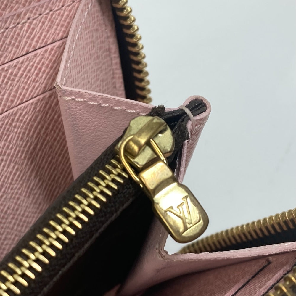 LOUIS VUITTON Long Wallet Purse M61298 Monogram canvas pink Monogram Portefeuille Clemence Women Used Authentic