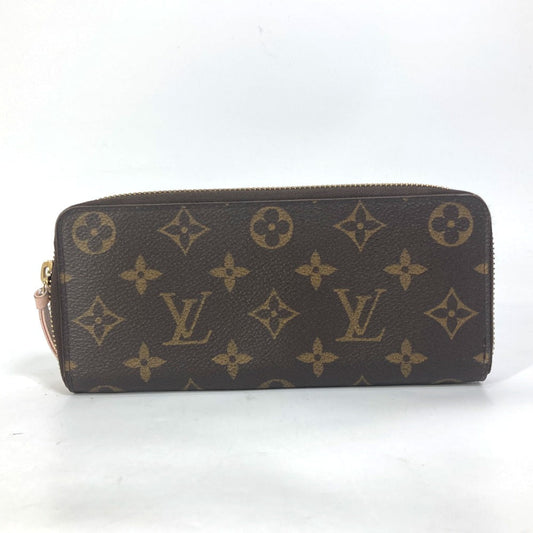 LOUIS VUITTON Long Wallet Purse M61298 Monogram canvas pink Monogram Portefeuille Clemence Women Used Authentic