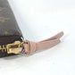 LOUIS VUITTON Long Wallet Purse M61298 Monogram canvas pink Monogram Portefeuille Clemence Women Used Authentic